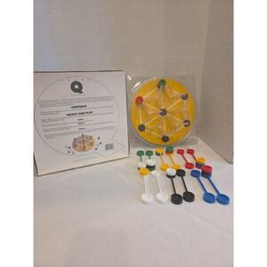 Vintage Level Q 3D Brain Teaser Puzzle Eng's I.Q. Co 1987 Complete w/ Box